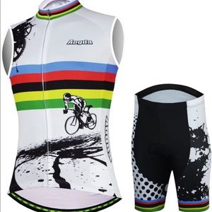 Aogda Cycling Sleeveless Jersey and Shorts